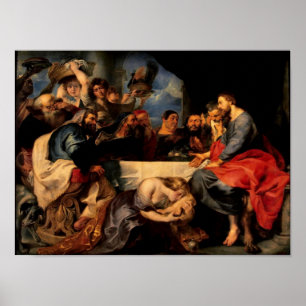Fest von Simon & Mary Magdalene am Fuß Jesu Poster