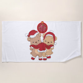 Fest Weihnachts-Strandtuch Strandtuch