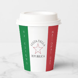 Festa della Repubblica - Nationalfeiertag Italiens Pappbecher