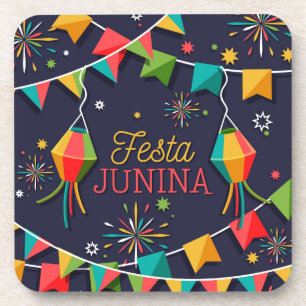 Festa Junina Getränkeuntersetzer