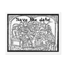 Feste - anpassbare Save the Date Postkarte