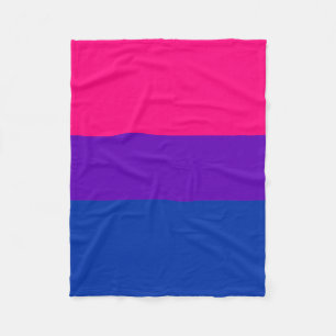 Feste bisexuelle Stolz-Flagge Fleecedecke
