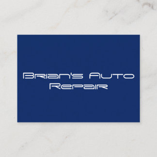 Feste blaue berufliche Geschäfts-Karten Visitenkarte
