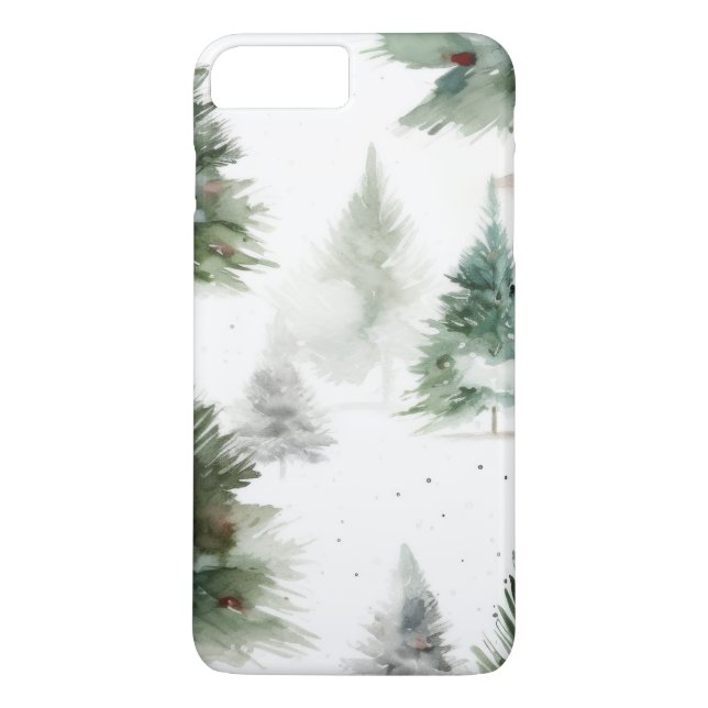 Feste Fire Tree Phone Case (Rückseite)