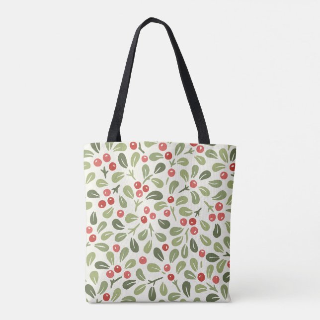 Feste Mistletoe Berry Tasche (Rückseite)