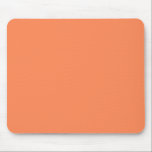 Feste Nektarinen-Orange Mousepad<br><div class="desc">Fester Entwurf der Nektarinen-Orange eine Farb. Schlichtes Singlefarbprodukt,  Ihren eigenen Text zu addieren oder Initialen verwenden wenn erforderlich "besonders anfertigen es" Knopf</div>