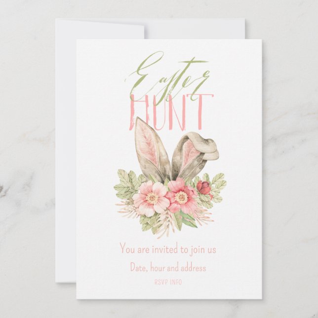 Feste Osterfeier Einladung (Vorderseite)