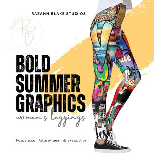 Feste Sommer Grafiken Damen Leggings