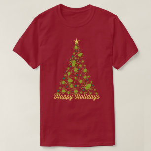 Feste Spinne Holiday Tree T-Shirt