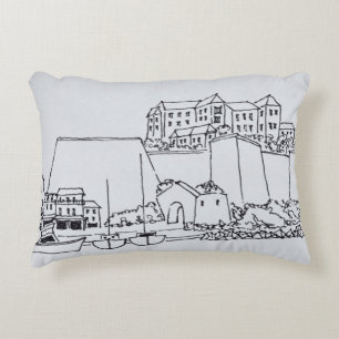 Feste Stadt Calvi  Korsika, Frankreich Zierkissen