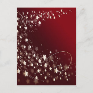 Feste Sterne Postkarte