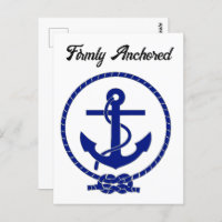Feste verankerte Nautical Anchor Coastal Artwork