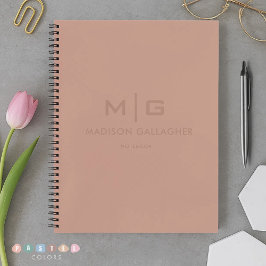 Feste Weiche Lichtpaste Terrakotta Rosa Rot Pink Notizbuch