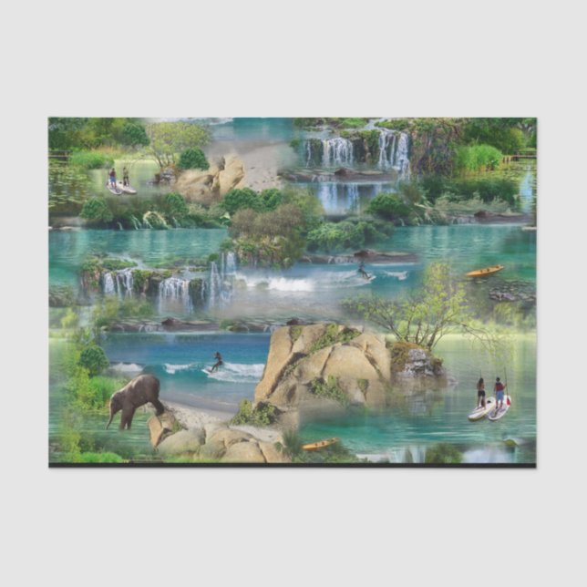 Feste zum Weltmeer Seidenpapier (Vorderseite)