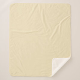 Fester blass-gelber Mond Sherpadecke