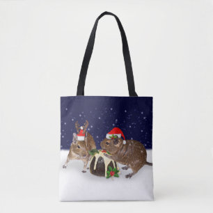Fester Degus auf der gesamten Print-Tasche