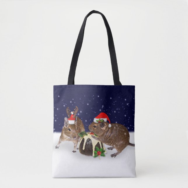 Fester Degus auf der gesamten Print-Tasche (Vorderseite)