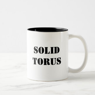 Fester Torus Zweifarbige Tasse