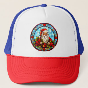 Festes Glas Weihnachtsschmuck-67672 Truckerkappe