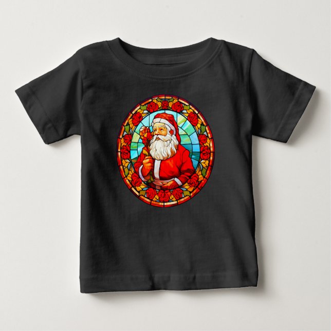 Festes Glas Weihnachtsschmuck-67680 Baby T-shirt (Vorderseite)