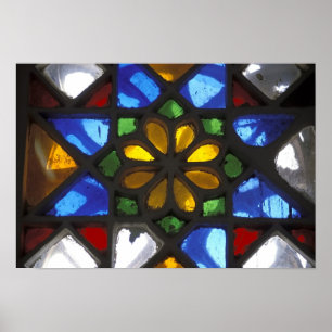 Festes Glasfenster innerhalb des Nationalstaates Poster