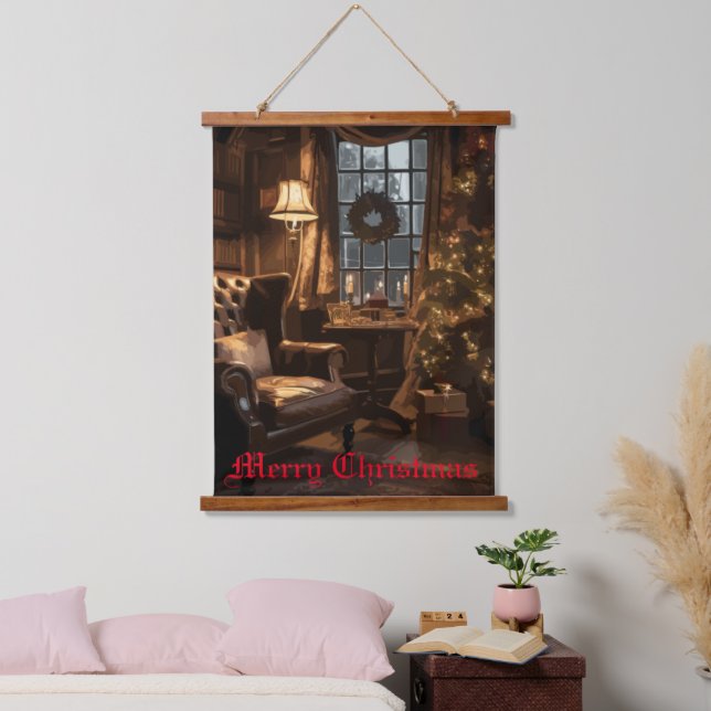 festes Glühen Wandteppich Mit Holzrahmen (Schlafzimmer)
