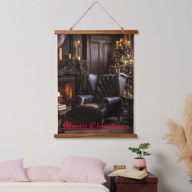 festes Glühen Wandteppich Mit Holzrahmen (Schlafzimmer)