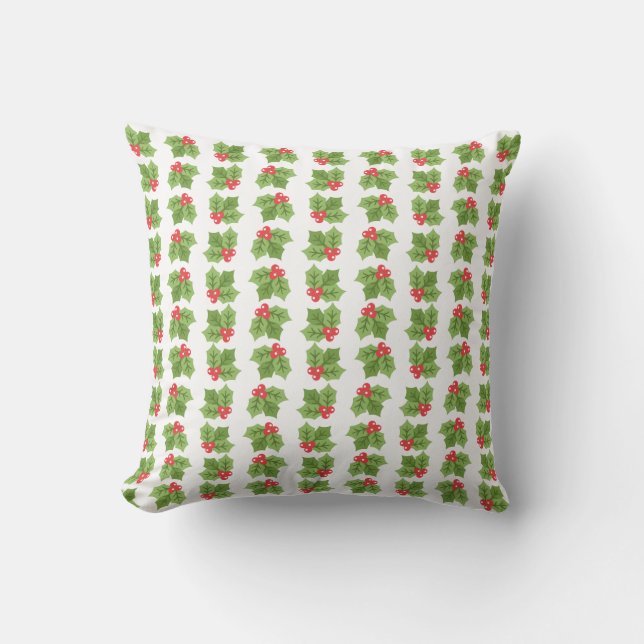 festes Holly Repeat Pillow Kissen (Vorderseite)