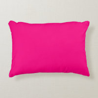 Festes Pink-Akzent-Kissen