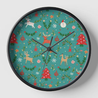 Festes Reindeer Wonderland Uhr