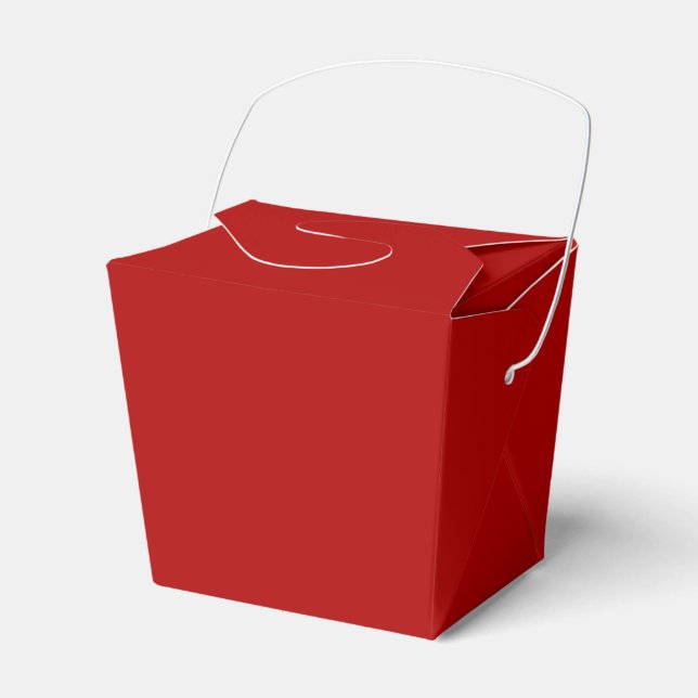 Festes rotes Oxid Geschenkschachtel (Vorderseite)