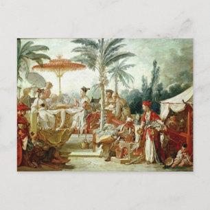 Festessen des chinesischen Kaisers Postkarte