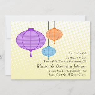 Festgartenpapier Laters Jubiläum Einladung