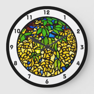 Festgehaltenes Glas Große Wanduhr