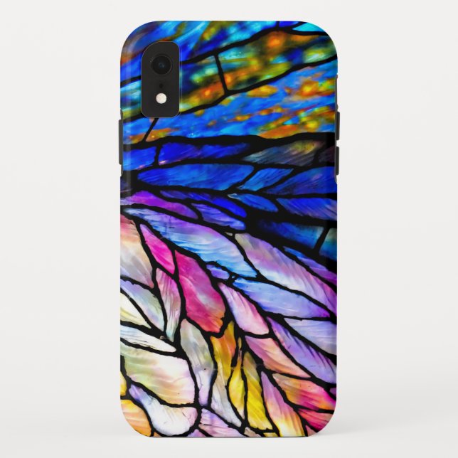 Festgehaltenes Glasfenster iPhone XR Fall Case-Mate iPhone Hülle (Rückseite)