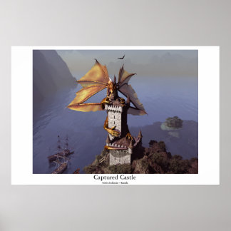 Festgehaltenes Schloss Poster