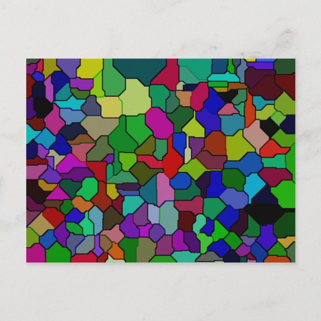 Festgelegte Glastafel Postkarte (Vorderseite)