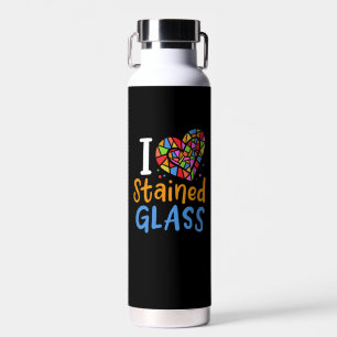 Festgelegter Glaskünstler Trinkflasche