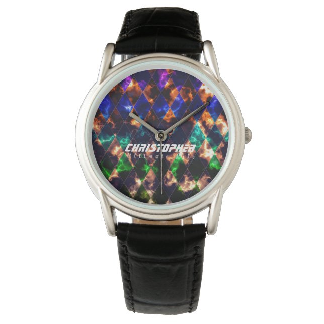 Festgestellte Glasmisty Multicolors Armbanduhr (Vorderseite)