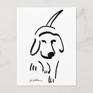 Festgestellter Beagle Postkarte