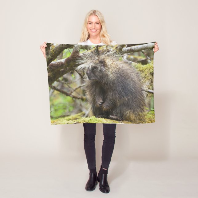 Festgestelltes Porcupine Fleecedecke (Beispiel)