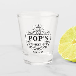 Festgestelltes Shotglas des benutzerdefinierten Po Schnapsglas
