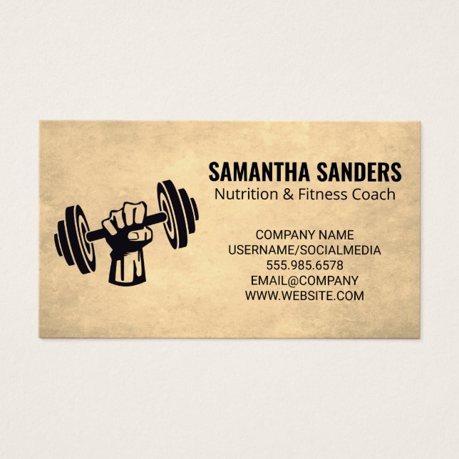 Festhalten des Dumbell | FITNESS (Vorderseite)