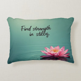 Festigkeit in Stille finden - Inspiration Dekokissen