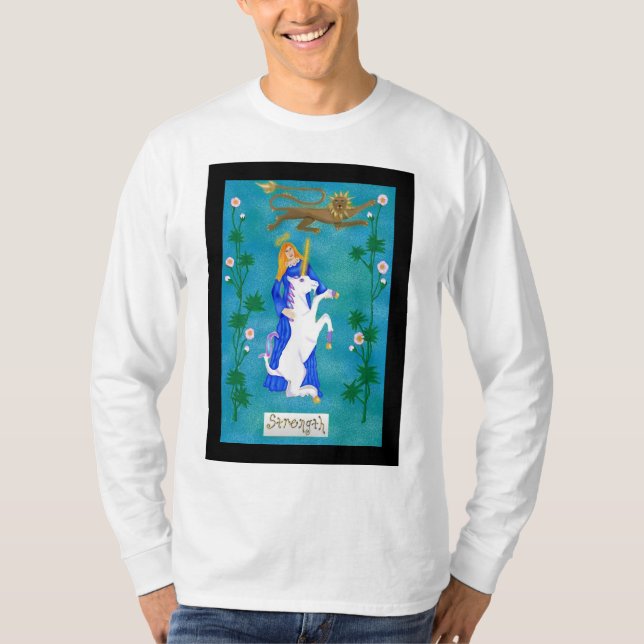 Festigkeit - Lang schläfender T - Shirt (Vorderseite)