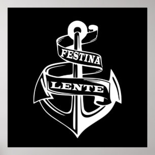 Festina lente poster