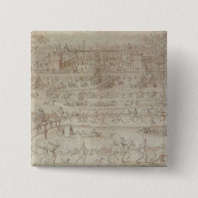 Festival am Chateau d'Anet Button (Vorderseite)