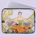Festival Art Deco Lady Laptopschutzhülle<br><div class="desc">Deko</div>