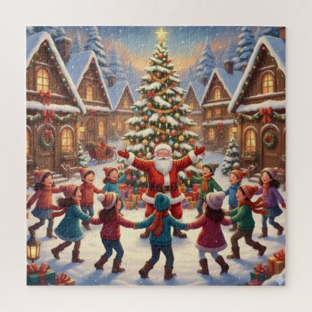 Festival Christmas Village Puzzle (Vertikal)