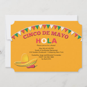 Festival Cinco de Mayo Einladung